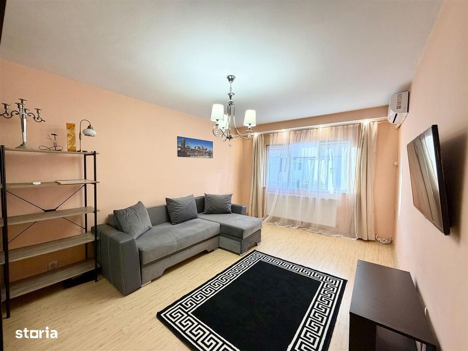 Apartament 2 camere, decomandat, mobilat si utilat, aer conditionat