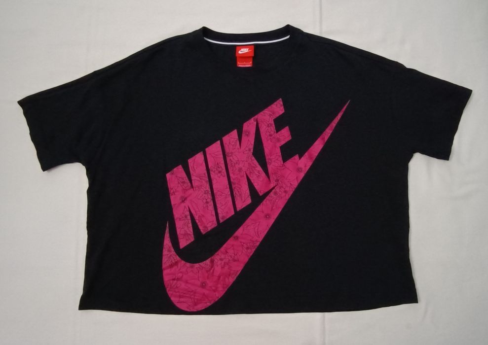 Nike Big Logo Shirt оригинална тениска L Найк памук спорт фланелка