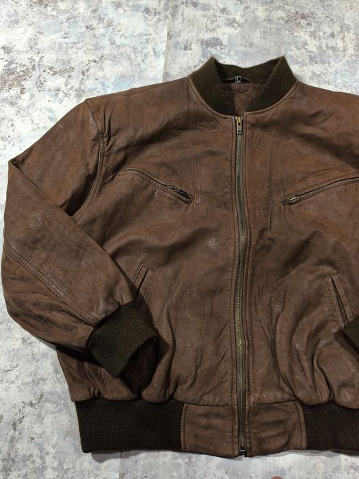 Geaca piele Paris Dakar vinyage