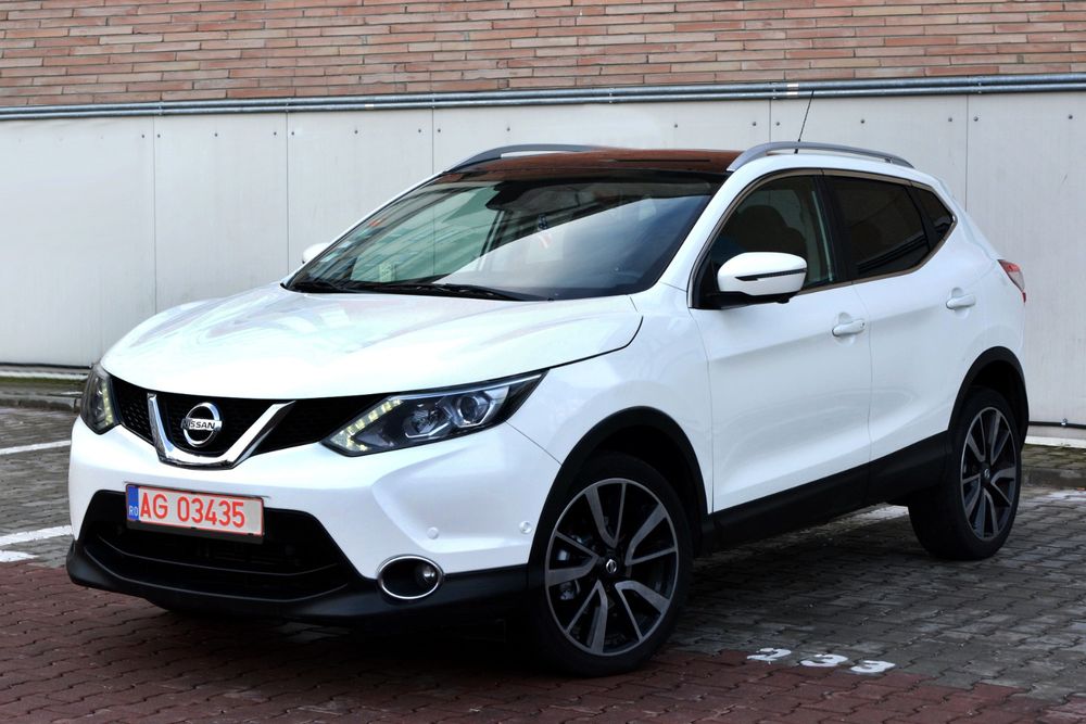 Nissan Qashqai Tekna Automat 1.6Dci 131CP Alb Perlat  Full options