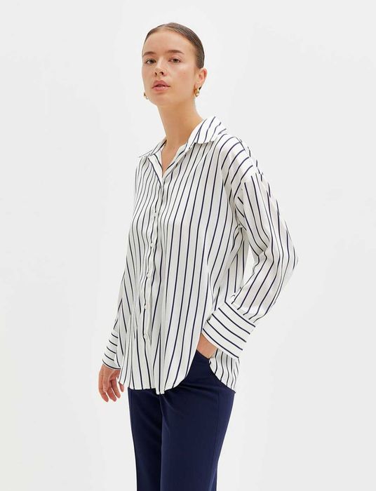 Сатенена риза H&M