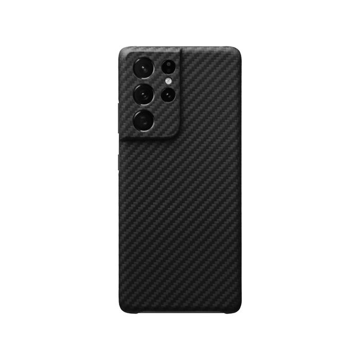 Husa Samsung S22 S23 S24 S25 Plus, Ultra Slim Kevlar Carbon Neagra