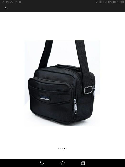 Geanta umar barbati, neagra, Dollcini