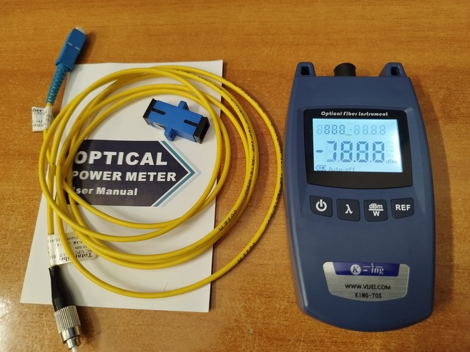 Instrument măsură optic power dB