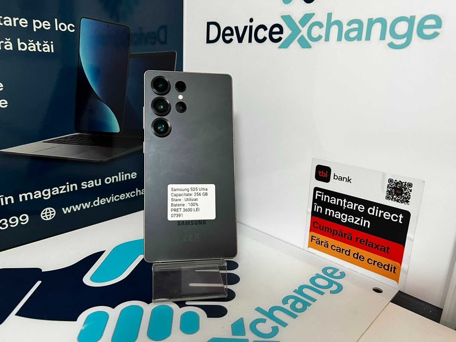 Samsung S25 Ultra 256 GB SH * Garantie *Buy Back * deviceXchange