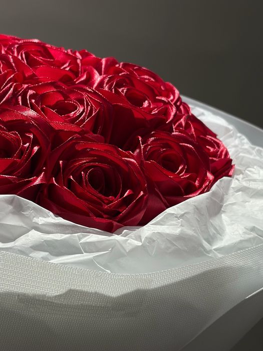 Букет из лент ручной работы