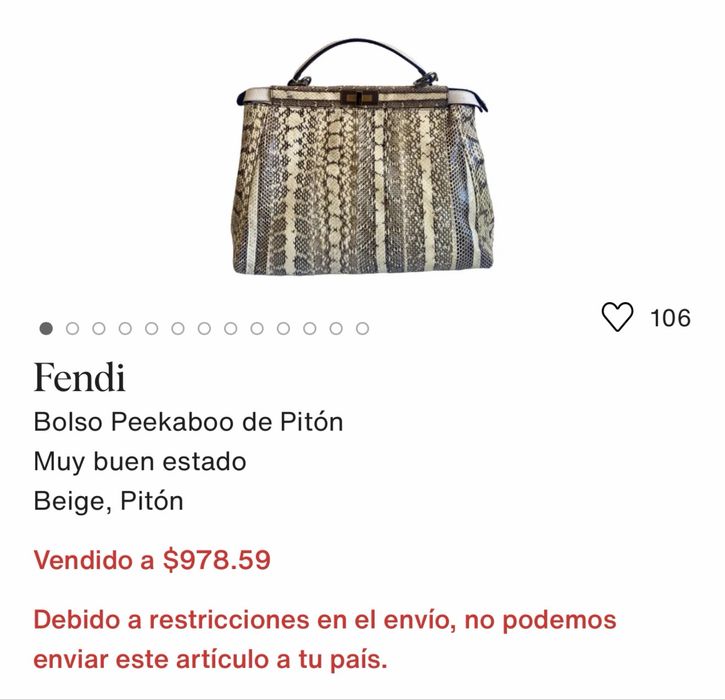 Оригинална чанта на Fendi
