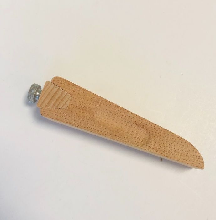 дървена подложка  за шкурка, шлайфане, полиране, кожарски инструмент