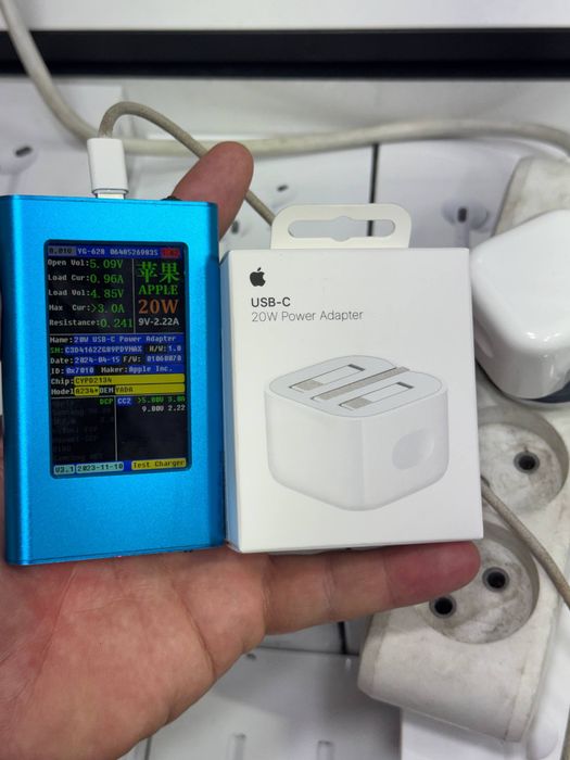 Komplekt iPhone Zaryadchik Original Зарядка для Айфон Галофка, Kabel