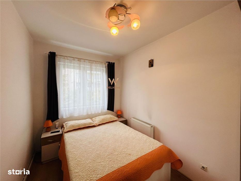 Ap cu 3 camere, balcon, etaj 25, mobilat si utilat complet