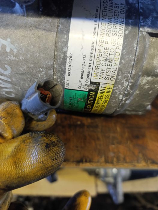 Компресор климатик Хонда Сивик 7  1,7Д / Honda Civic 7  - 89728737__