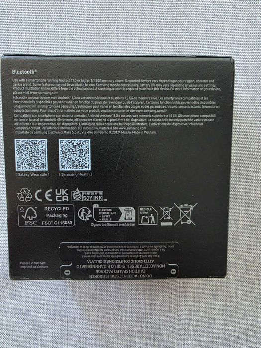 Inel inteligent Samsung Galaxy Ring - Size 10, Titanium Black