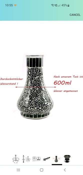 Narghilea Shisha Rman