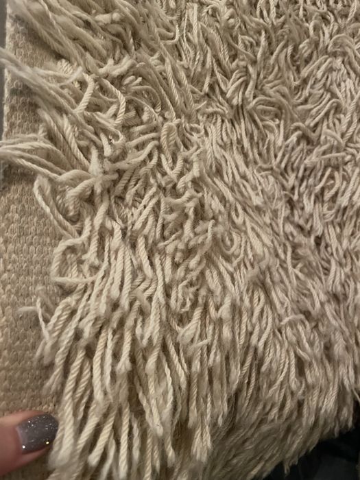 Класически килим- бял/екрю,145/200;Ikea лампи-2бр