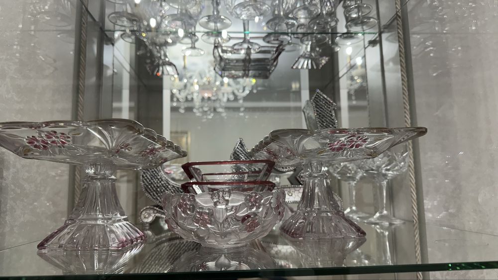 Хрустальные посуды разные