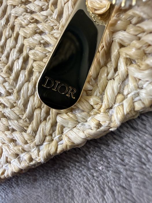 Dior Raffia Bag pouch new noua