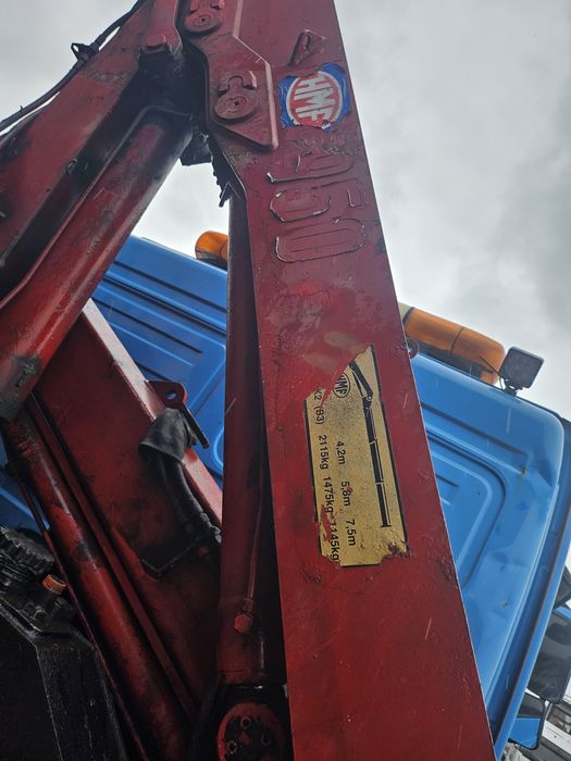 Mercedes Atego basculabil cu macara HDS 18 tone