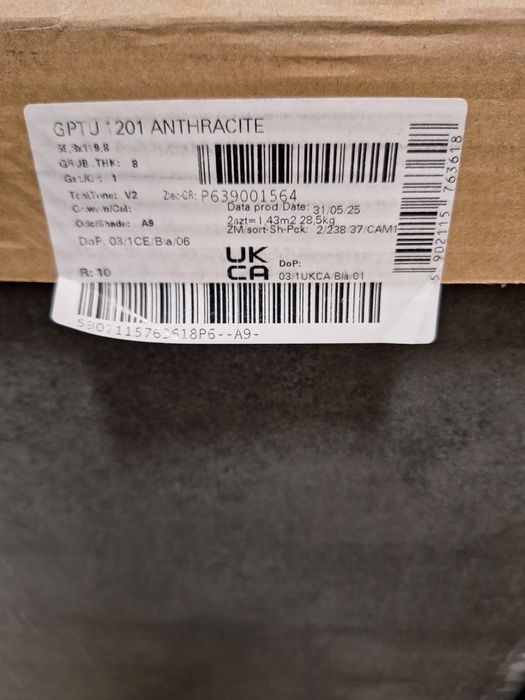 Гранитогрес Антрацит 59.8×119.8см