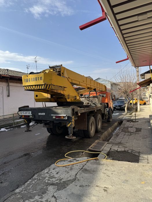 Авто кран Камаз Ивановец 25тон 21 метор