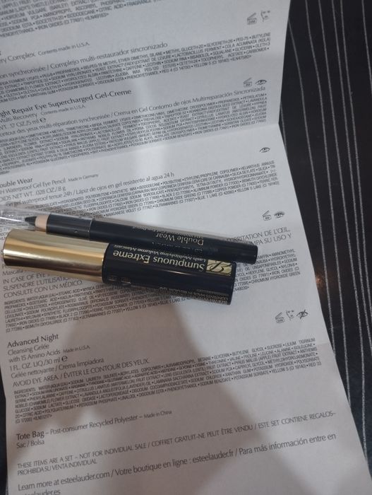 Esta lauderdan yuz uchun nabor + tush bn kòz qalam