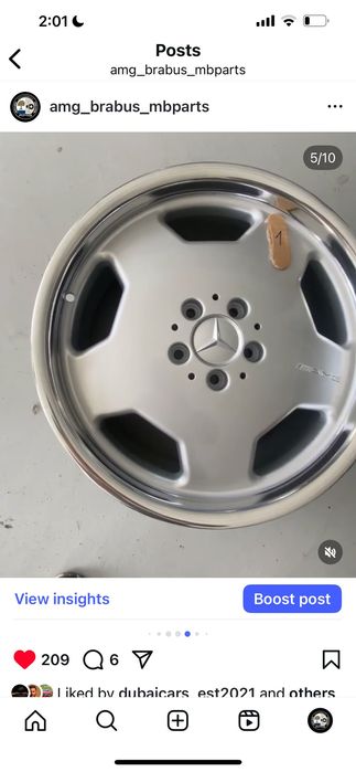 Mercedes AMG MONOBLOCK 18 Цола джанти спорт пакет