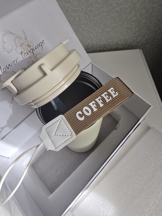 Термокружка 0.5л с ремешком