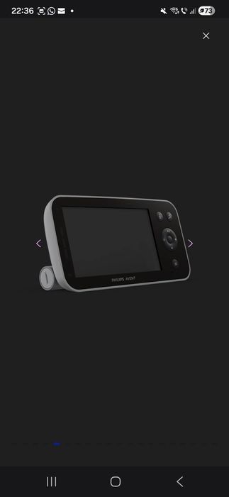 Philips Avent Premium Connected Monitor Premium SCD973/26  pentru bebe