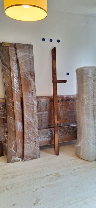 Масивна дъбова спалня със матрак