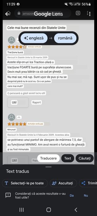 Încălțăminte de tracțiune pentru gheață și zăpadă