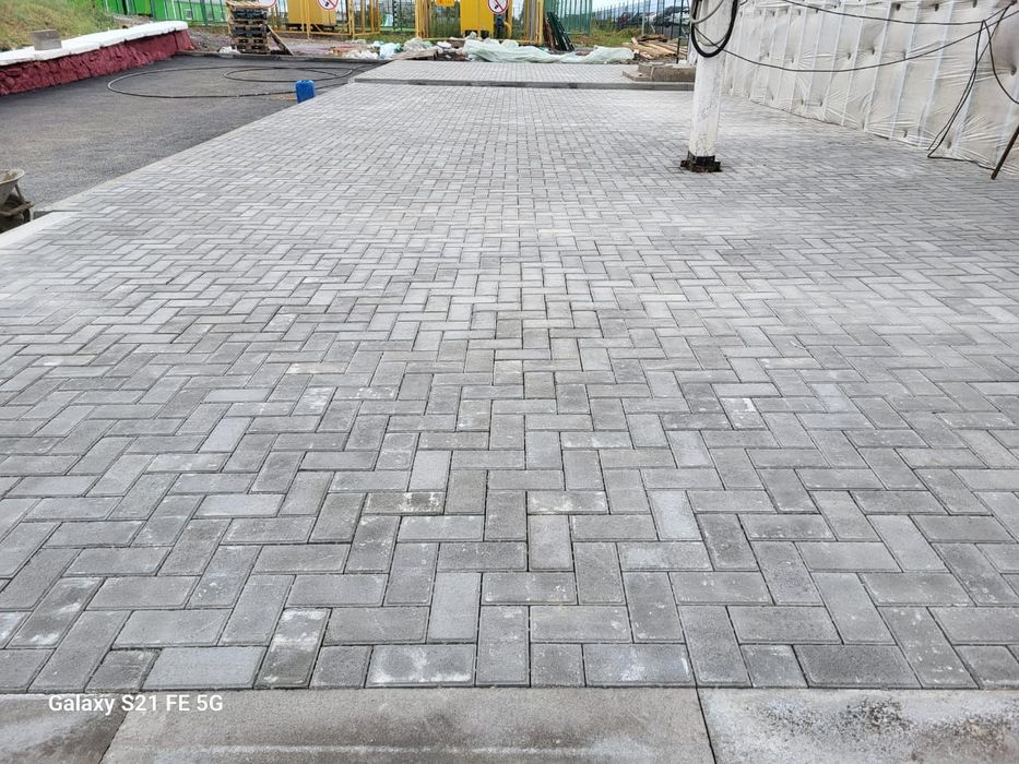 Укладка брусчатки