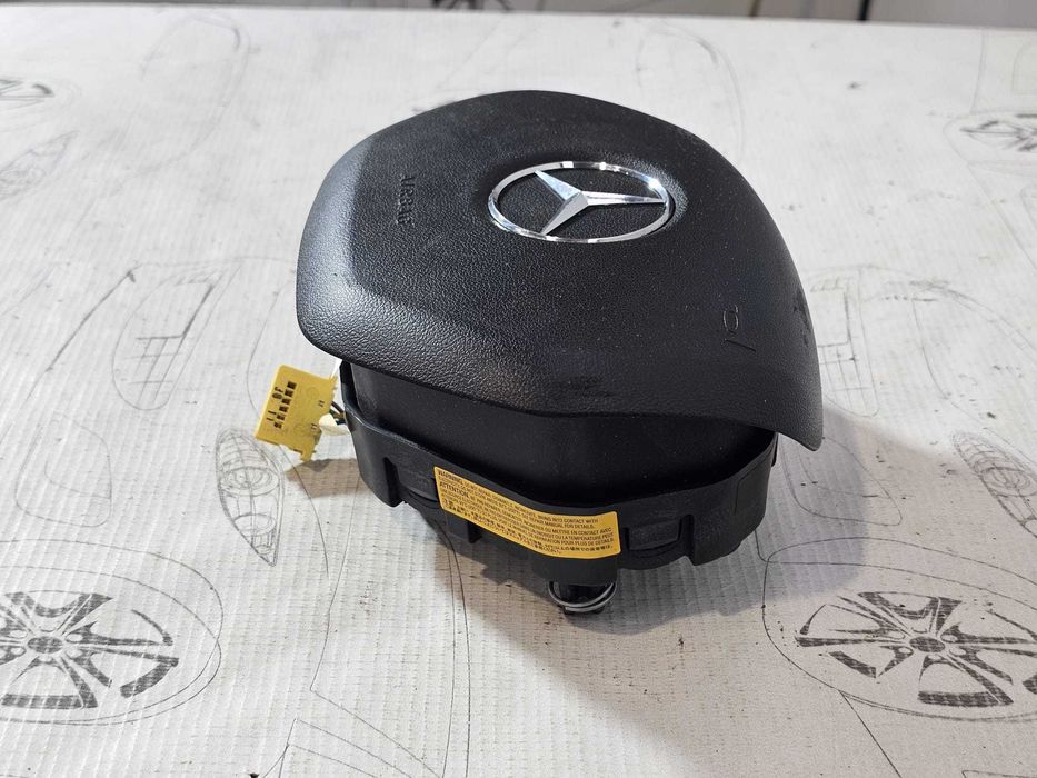 Airbag volan Mercedes-Benz Clasa C W204 / Clasa B W246 / CLA C117 2007-2015 2011 2.2 CDI Cod OEM: A2468602602, 2468602602, 306742499162-AE (5E3)