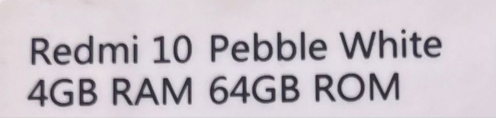 Продам xiaomi redmi 10 4/64 белый