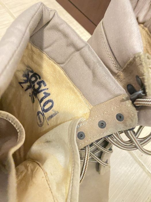 Bocanci militari piele intoarsa