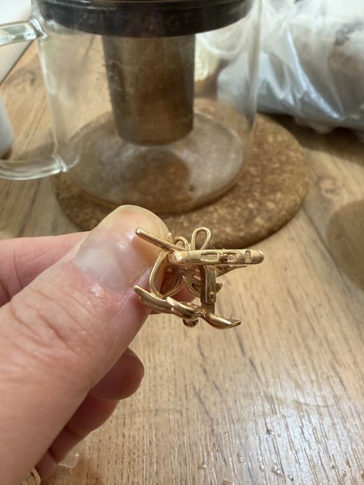 Серьги золото 585