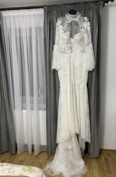 Rochie de mireasă din mătase naturală Azzura Milla Nova Anne’s Bridal