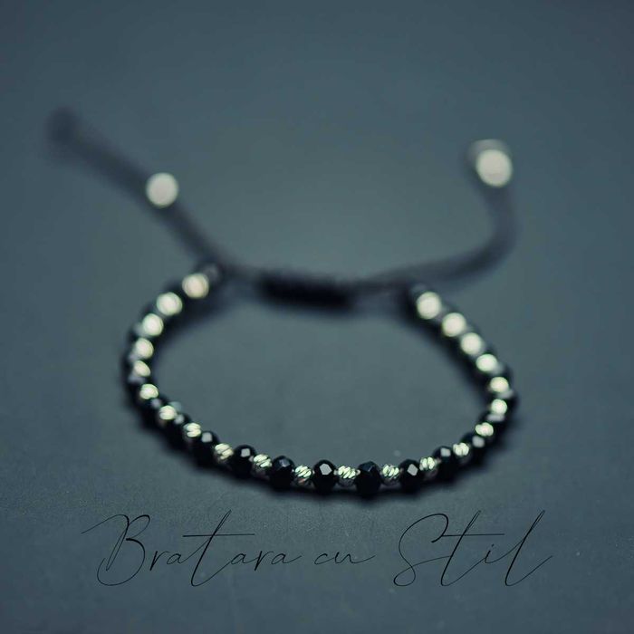 Bratara din argint placata cu aur - ambalaj cadou si transport inclus