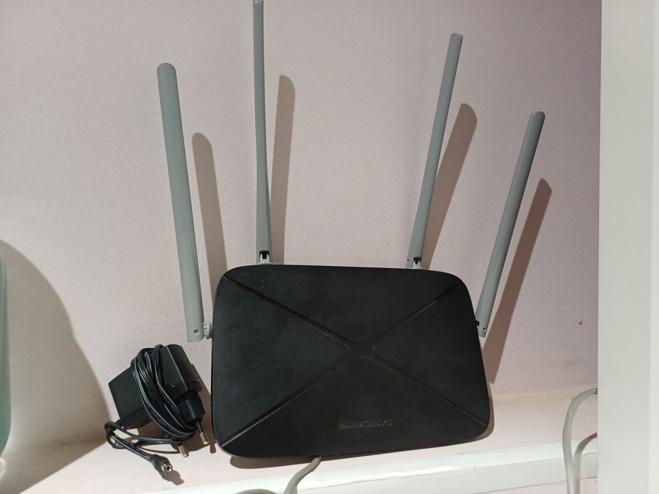Wi-Fi роутер MERCUSYS, 4 антенны — стабильный интернет