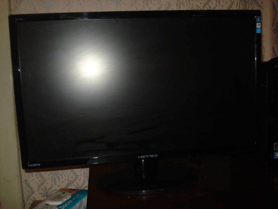 monitor 27" full hd Hanns G placa alimentare arsa