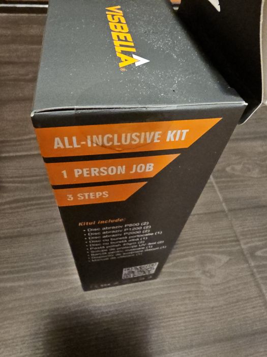 Kit restaurare faruri auto si parbriz, Visbella,