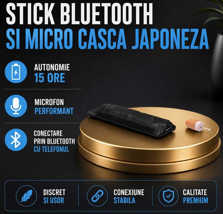 Casca Copiat japoneza cu STICK bluetooth sisteme casti de copiat