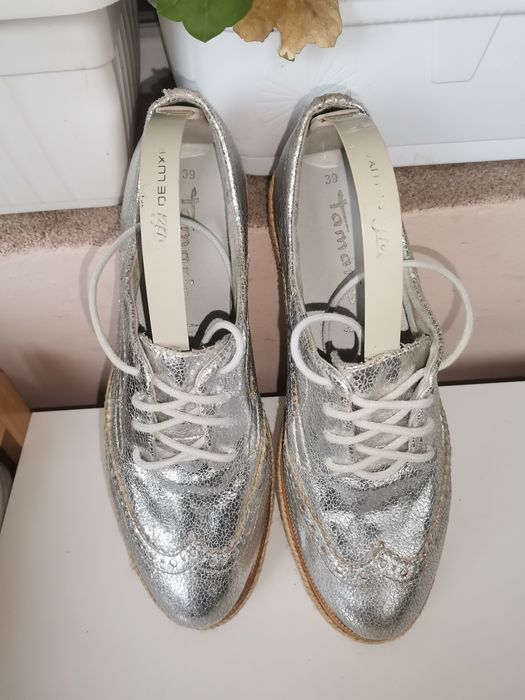 Сребристи Обувки Tamaris 38н.