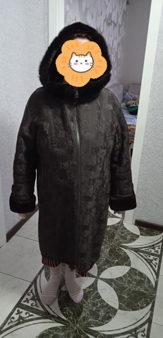 Дублёнка воротник норка