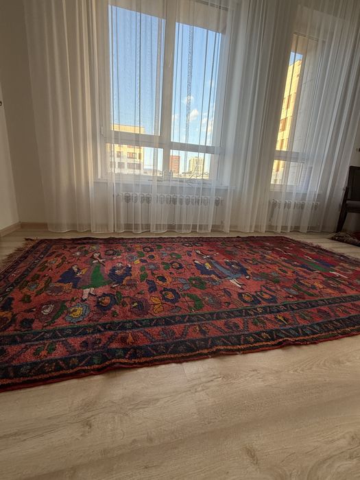 Ковер ручной работы из 100% шерсти