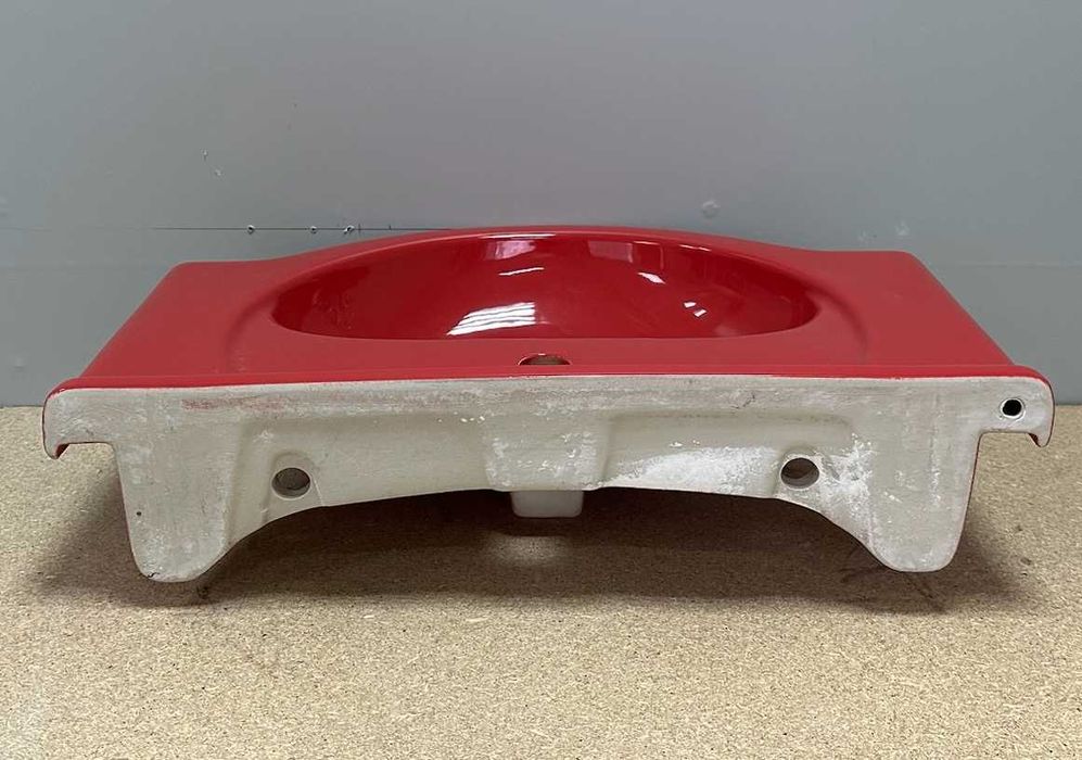 Червена дизайнерска мивка за баня Domus 65 – Gravena Италия