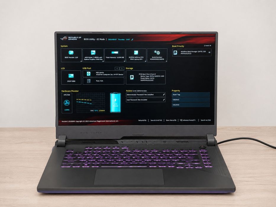 Продам игровой ноутбук ASUS ROG Strix G15
