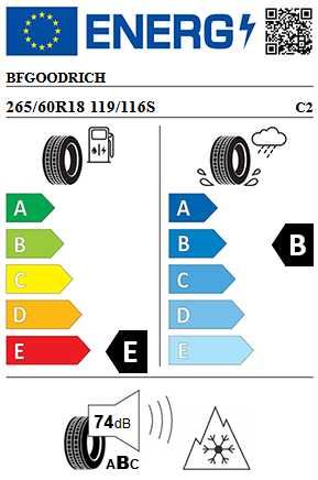 4 бр. гуми BFGOODRICH ALL-TERRAIN 265/60/R18