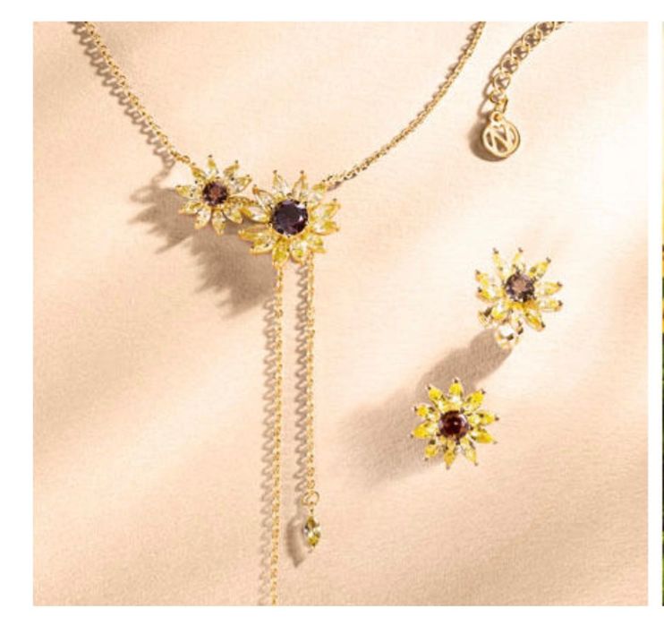 Lant suflat cu aur Oriflame