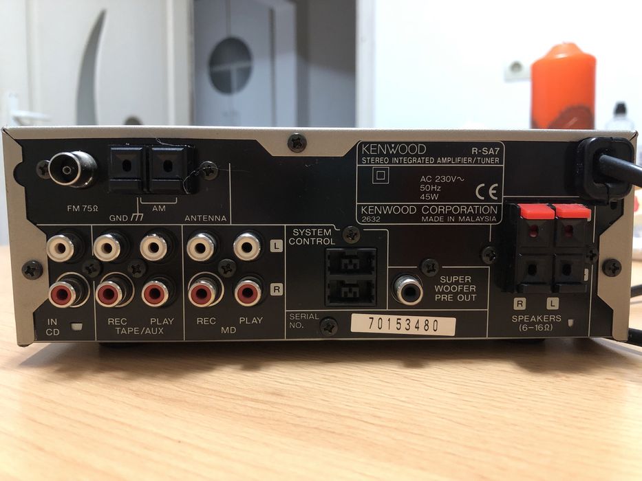 Kenwood statie amplificare cu radio si boxe