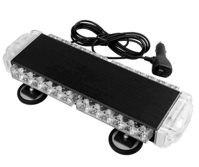 Rampa strobo flash portocaliu - girofar led