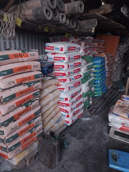 Цемент, Песок, балласт, отсев, уголь